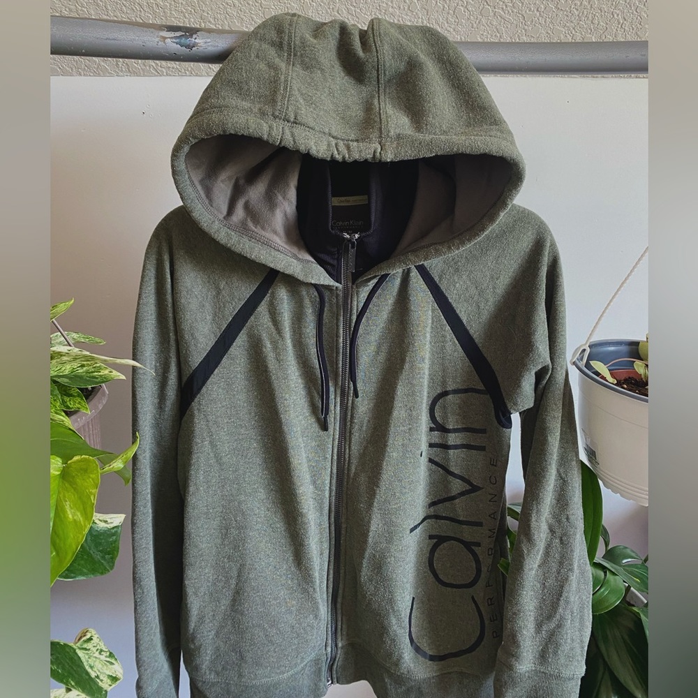 Calvin Klein Performance zip up hoodie/sweater